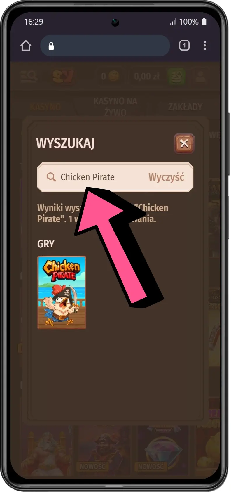 Chicken Pirate slot search in online casino